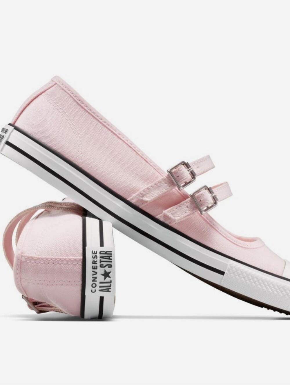 Converse All Star Dainty Mary Jane Sneakers- Sugar Berry/White - Picture 2 of 12